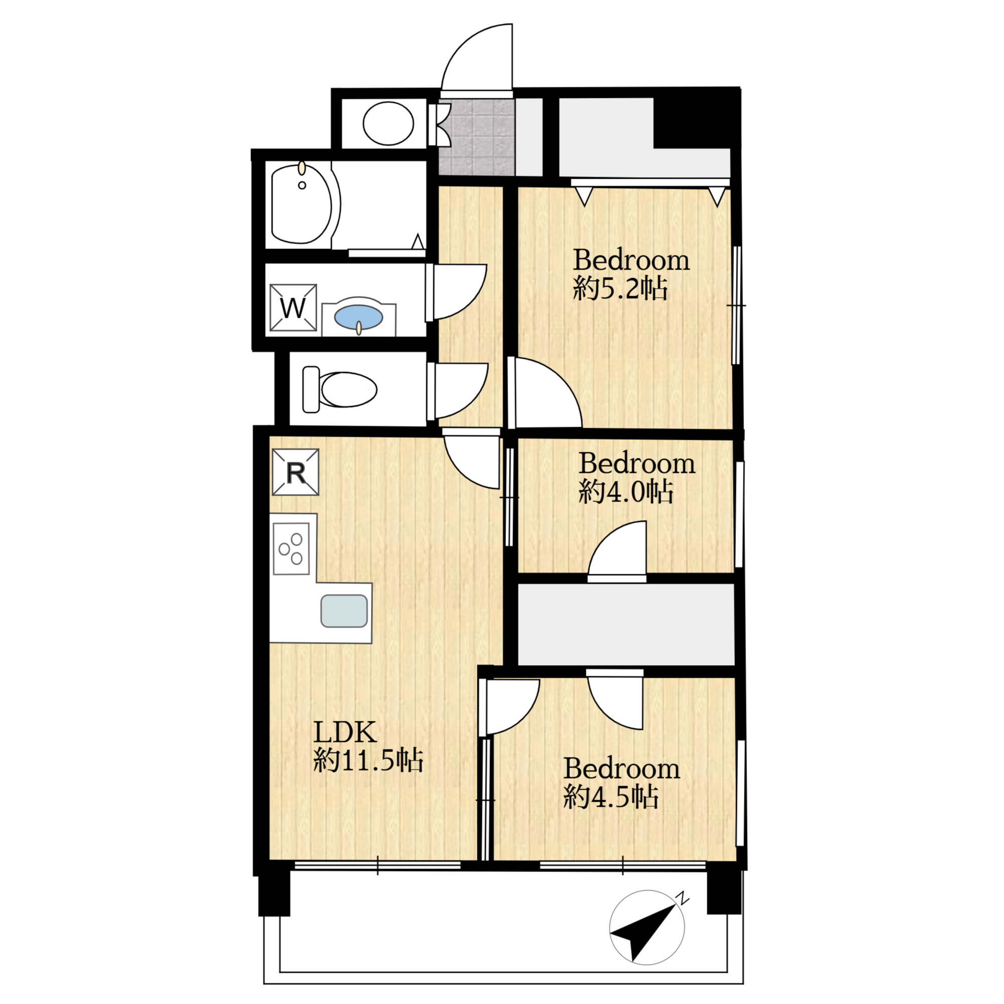 ヴェラハイツ門前仲町 406号室